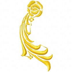 Flowers And Tree Embroidery Design 3